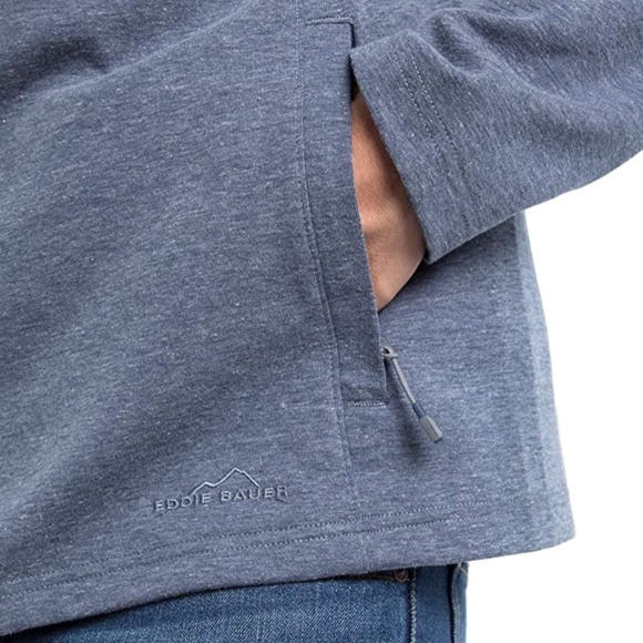 ⬇️ Men’s Mixed Media ¼ Zip - Picture 3 of 8